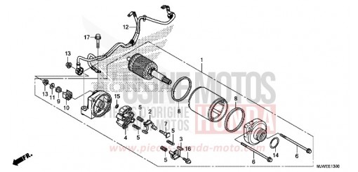 STARTER MOTOR CBR500RAG de 2016
